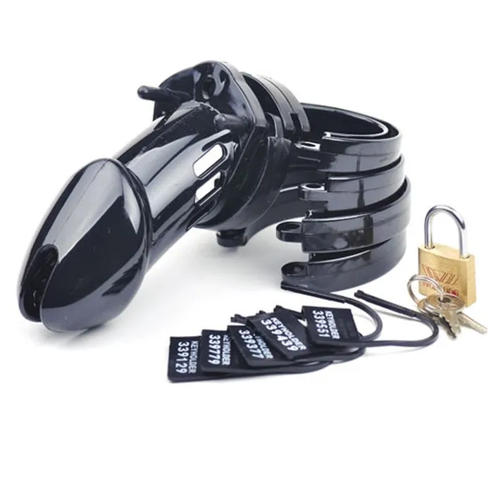 Anal Daytona Male Chastity Kit Black