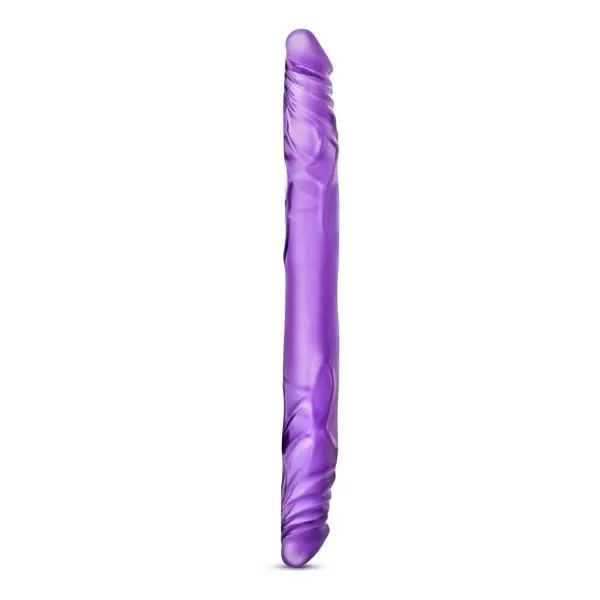 Dildos B Yours 14 Inches Double Dildo Purple Blush