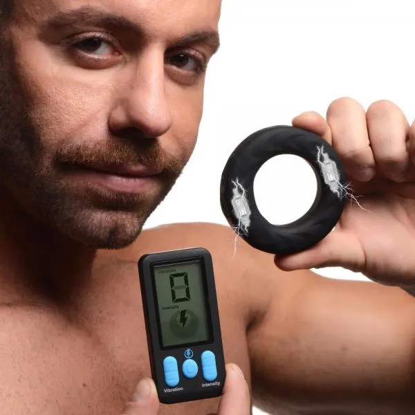 E Stim Pro Silicone Vibrating Cock Ring Small Zeus Electrosex Male Sex Toys E Stim Pro Silicone Vibrating Cock Ring Small Zeus Electrosex Male Sex Toys