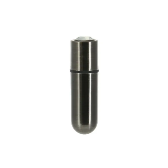 Female Sex Toys PowerBullet Power Bullet First Class Rechargeable Bulllet w Crystal Gun Metal