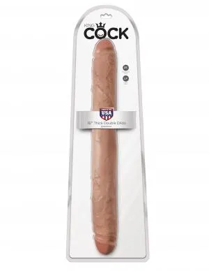 Pipedream Dildos King Cock 16 Thick Double Dildo Tan Pipedream Dildos King Cock 16 Thick Double Dildo Tan