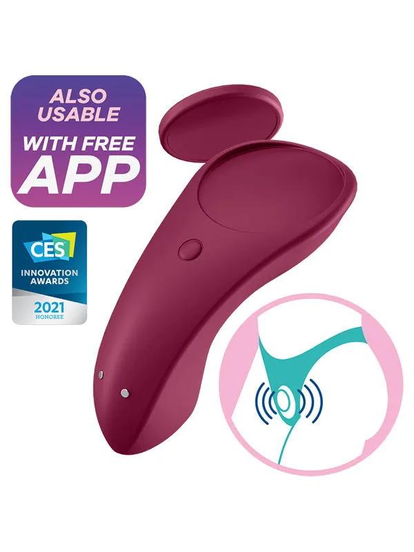 Satisfyer Connect App Panty Vibe Sexy Secret Red Vibrators
