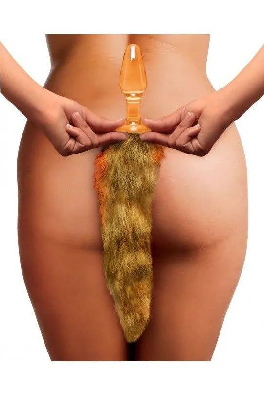 Sd Fox Tail Glass Anal Plug Anal