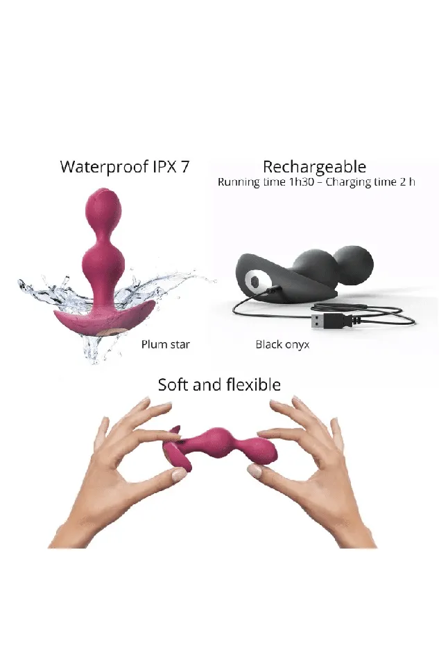 SL Vibrators TWINNY BUD PLUM STAR