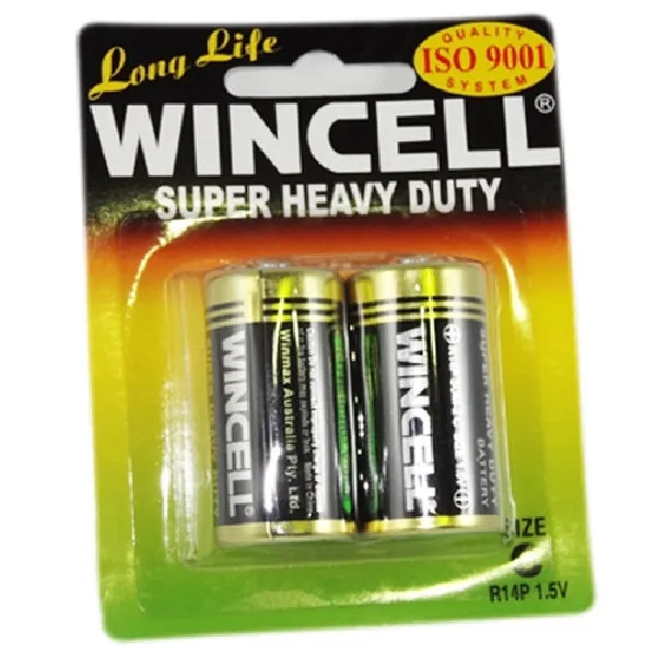 Wincell Wincell Super Heavy Duty C Size Carded 2Pk Battery BULK Male Sex Toys Wincell Wincell Super Heavy Duty C Size Carded 2Pk Battery BULK Male Sex Toys