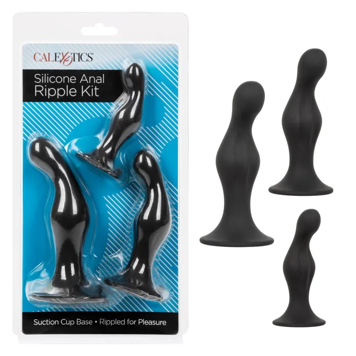 Anal California Exotic Novelties Anal Ripple Kit Silicone Anal Stimulators Set of 3 pcs