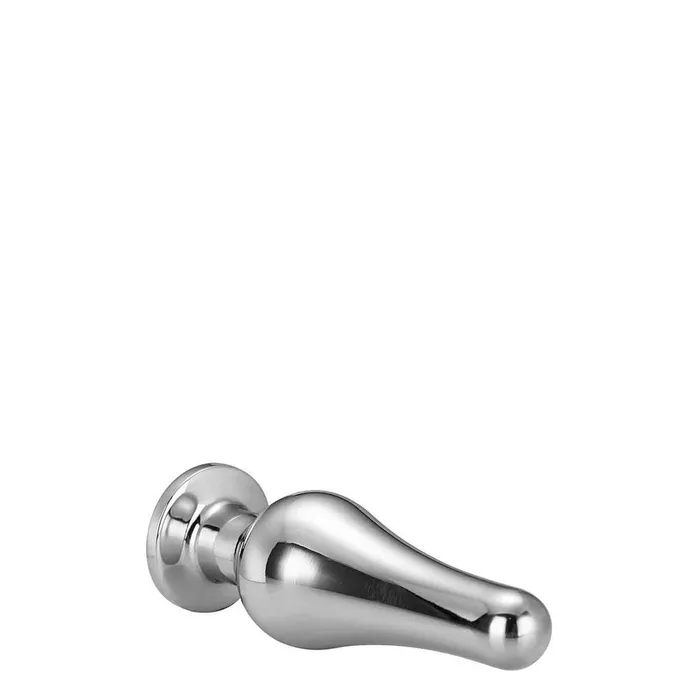 Anal Dream Toys Metal butt plug in silver color with crystal S Anal Dream Toys Metal butt plug in silver color with crystal S