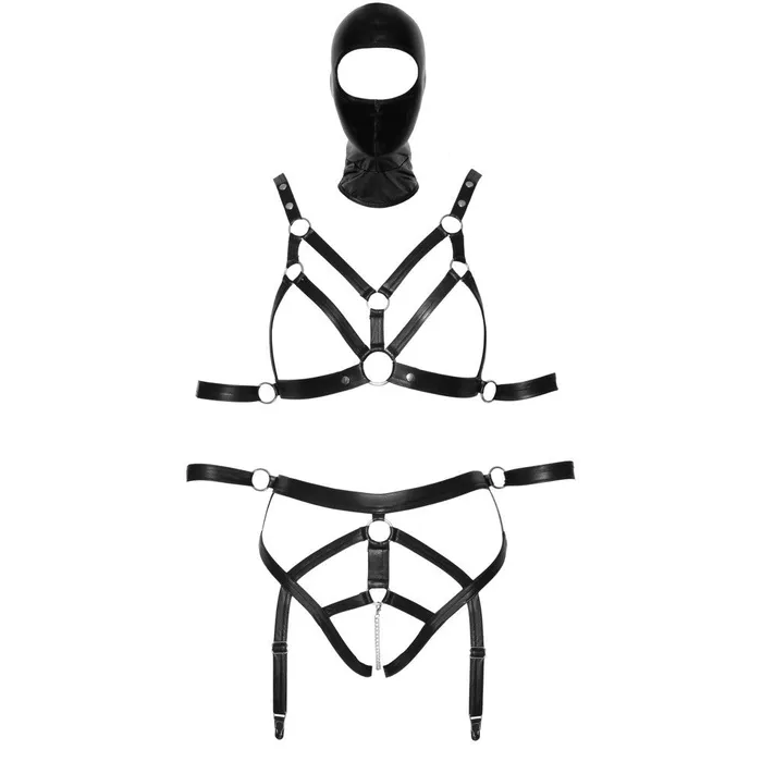 Bad Kitty Female Sex Toys Bad Kitty Bondage Set Harness Garter Mask