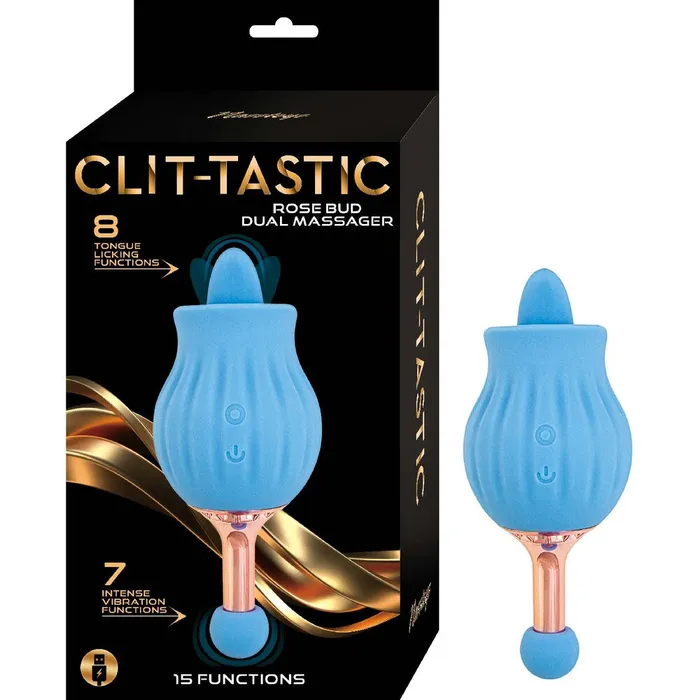 Female Sex Toys Nasswalk Toys ClitTastic Rose Bud Dual Massager Rechargeable Female Sex Toys Nasswalk Toys ClitTastic Rose Bud Dual Massager Rechargeable