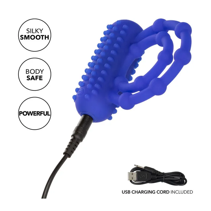 10 Bead Maximus Rechargeable Cock Ring California Exotic Male Sex Toys