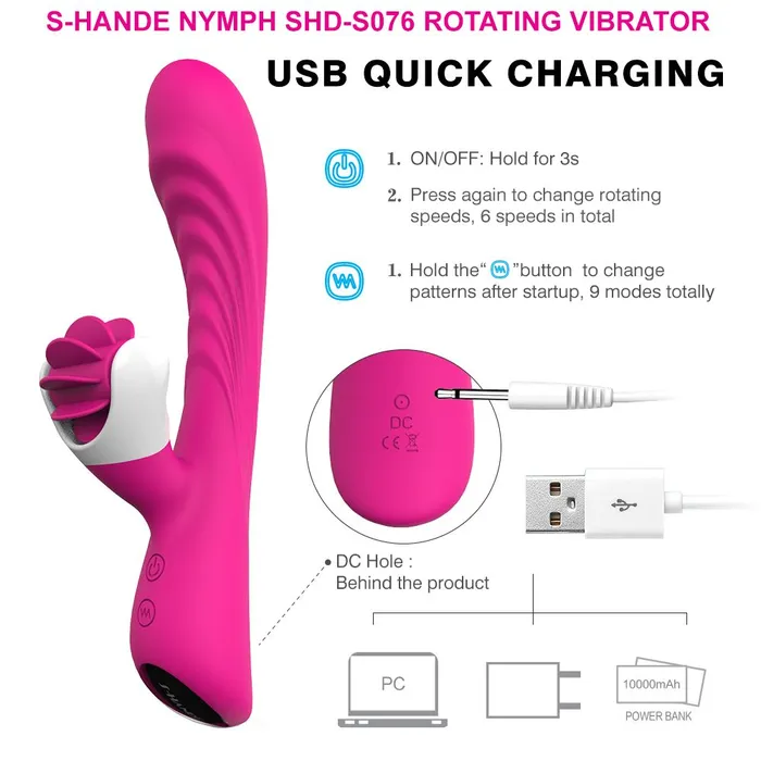 Female Sex Toys Red Hot Thrills RHT Rotating Clitoral Stimulator GSpot Vibrator Female Sex Toys Red Hot Thrills RHT Rotating Clitoral Stimulator GSpot Vibrator