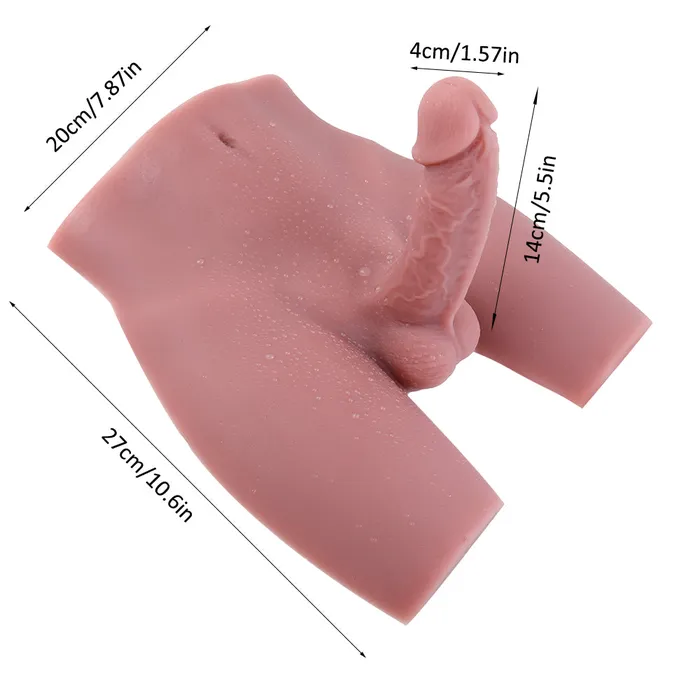 MD Male Sex Toys MD Deluxe Realistic Riding Torso Dildo Masturbator Sex Doll