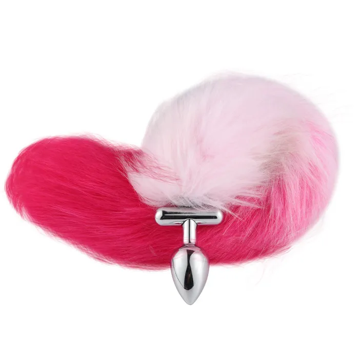 RY Anal RY Deformable Wild Fox Tail Butt Plug Furry Ear Band Rainbow Cosplay Set