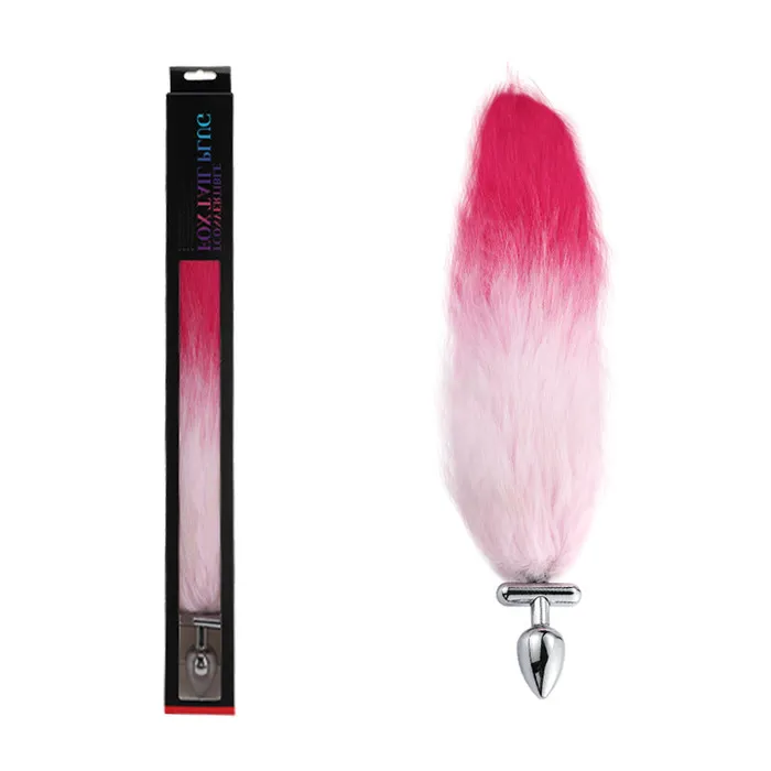 RY Anal RY Deformable Wild Fox Tail Butt Plug Furry Ear Band Rainbow Cosplay Set