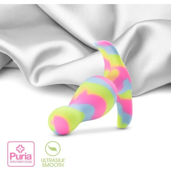 Anal Avant Kaleido Lime Butt Plug Rainbow Avant