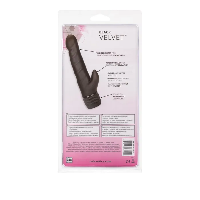 CalExotics Anal Black Velvet Clit Arouser CalExotics Anal Black Velvet Clit Arouser