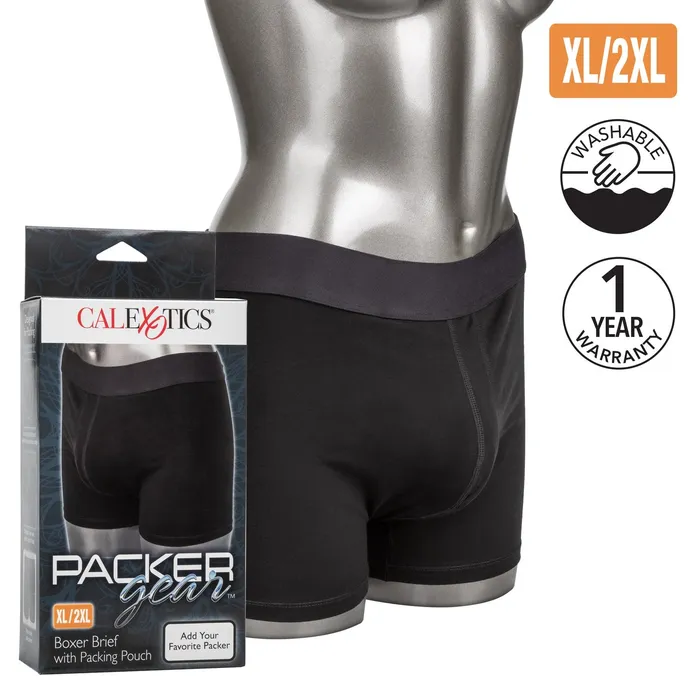 CalExotics Female Sex Toys Packer Gear Boxer Brief with Packing Pouch XL2XL CalExotics Female Sex Toys Packer Gear Boxer Brief with Packing Pouch XL2XL