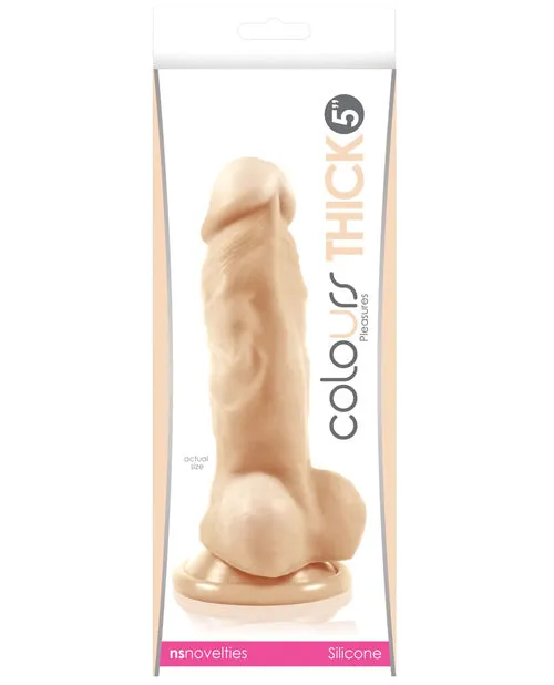 Dildos Ns Novelties INC Colours Pleasures Thick 5 Dildo