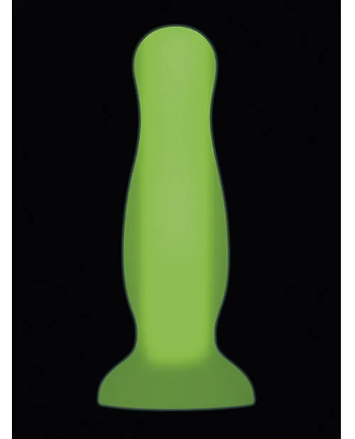 Evolved Novelties INC Male Sex Toys Evolved Luminous Anal Plug Large Green