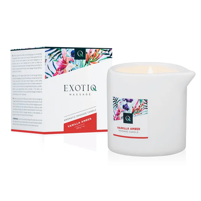 Exotiq Massage Candle Couples Exotiq Massage Candle Vanilla Amber 200g