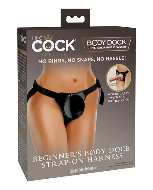Female Sex Toys Pipedream Products King Cock Elite Beginners Body Dock Strap On Harness Black Female Sex Toys Pipedream Products King Cock Elite Beginners Body Dock Strap On Harness Black