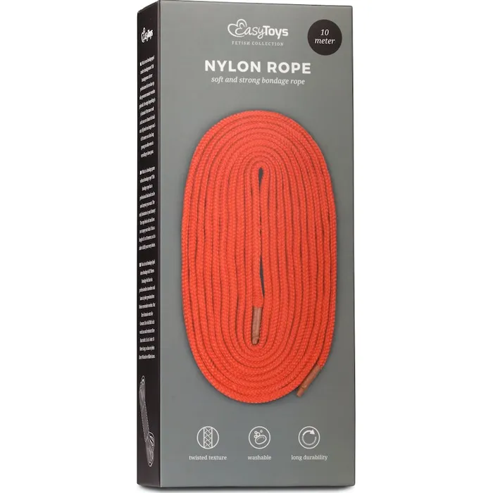 Fetish Collection Fetish Collection Bondage Rope 10m Black Red Anal
