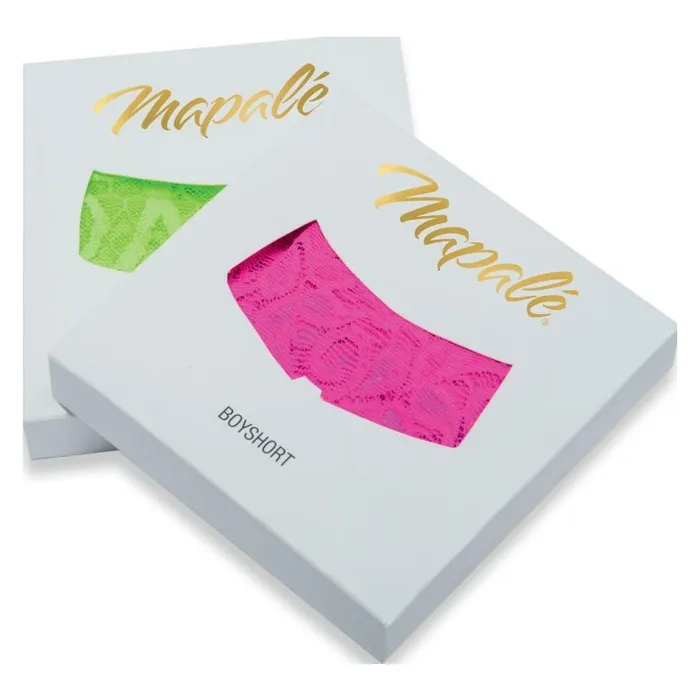 Mapale Vibrators Sexy Lace V Back Thong Hot Pink