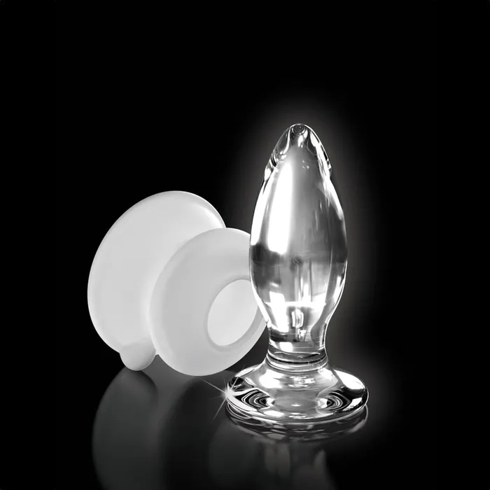 Pipedream Icicles No 91 Glass Suction Cup Anal Plug Pipedream Male Sex Toys