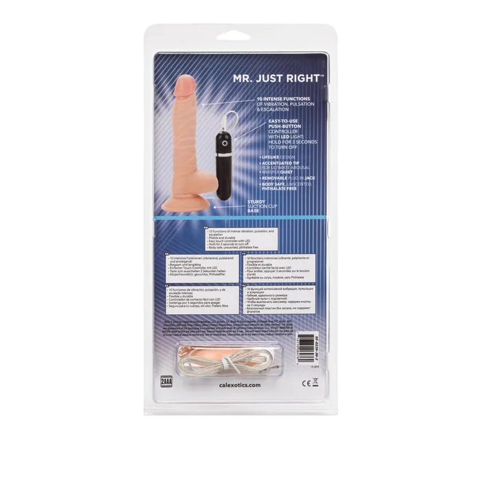 Vibrators CalExotics 10Function Mr Just Right 625