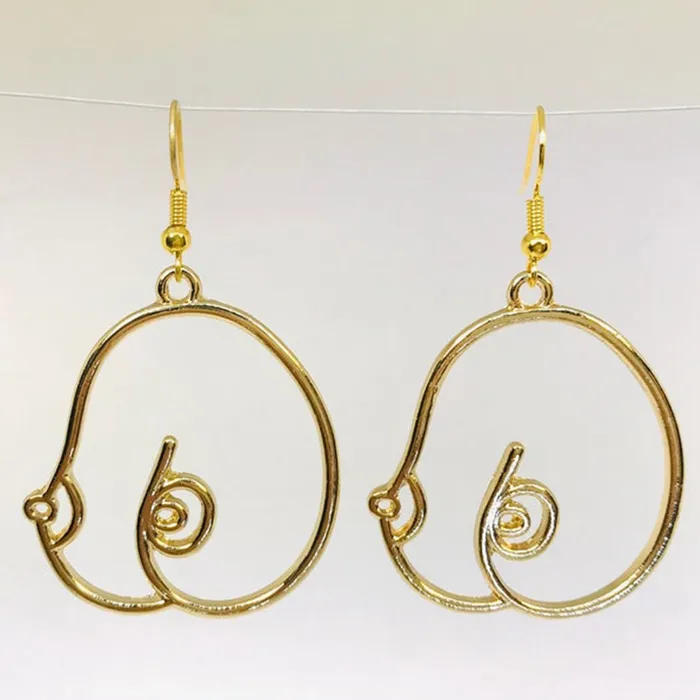 Vibrators Taras Teazers Metallic Breasts Earrings