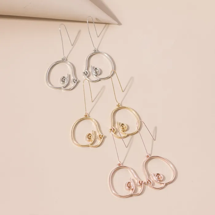 Vibrators Taras Teazers Metallic Breasts Earrings