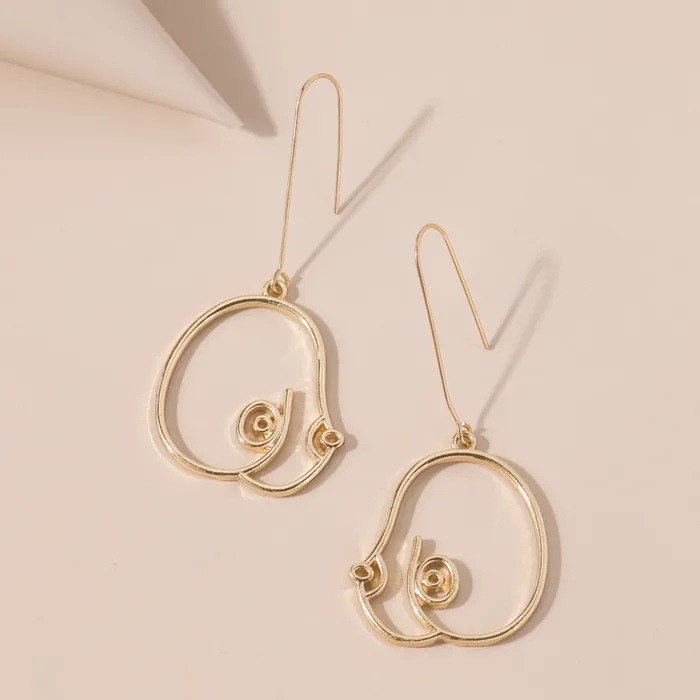 Vibrators Taras Teazers Metallic Breasts Earrings