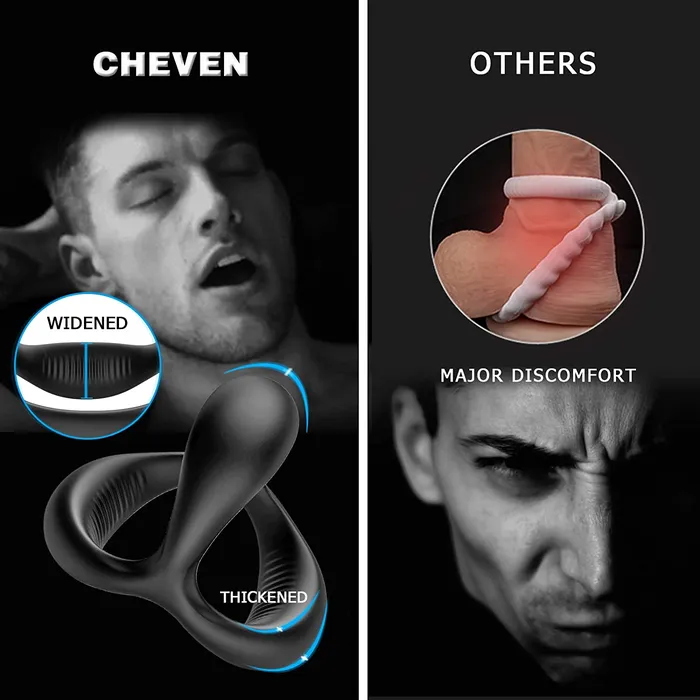 3 in 1 Ultra Soft Stretchy Penis Rings Loveorl Male Sex Toys
