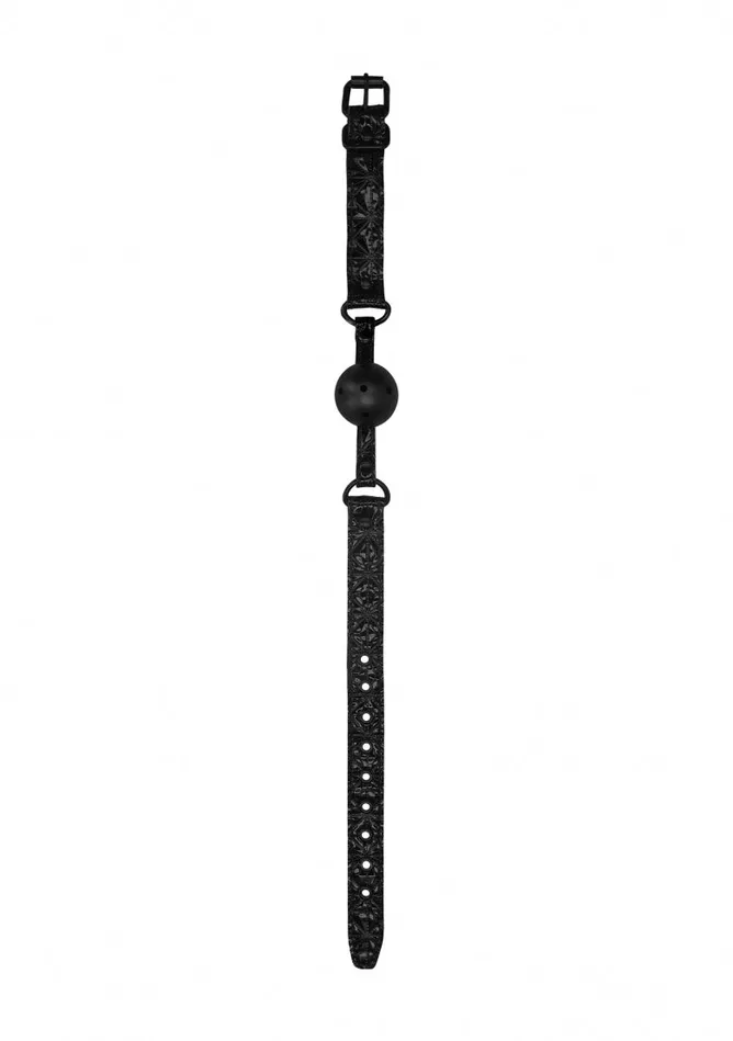 Anal Shots America Breathable Luxury Ball Gag Black