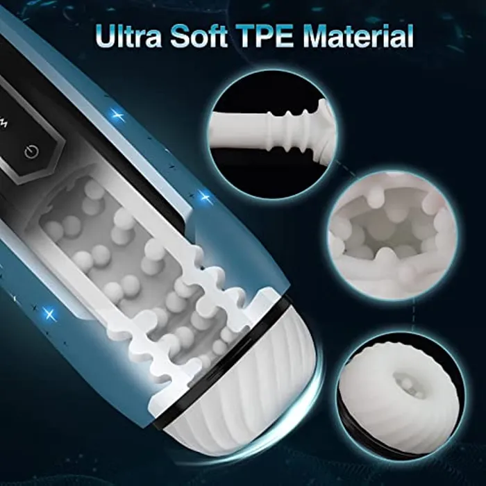 Automatic Male Masturbator with Thrusting Vibrating Sohimi Male Sex Toys