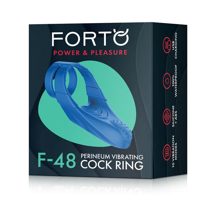 Forto Forto F48 Rechargeable Silicone Perineum Vibrating Double Cockring Female Sex Toys Forto Forto F48 Rechargeable Silicone Perineum Vibrating Double Cockring Female Sex Toys