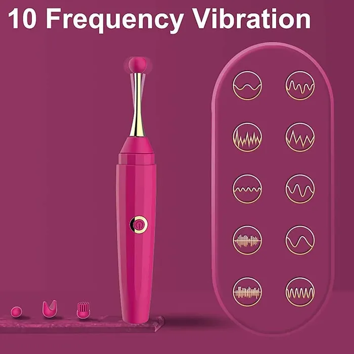 Get Shocking Pleasure with 10 Vibrating GSpot Clitoris Vibrator Sohimi Female Sex Toys