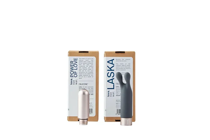 Laska Quiet Rabbit Vibrator for Clitoral Stimulation Love Not War Female Sex Toys