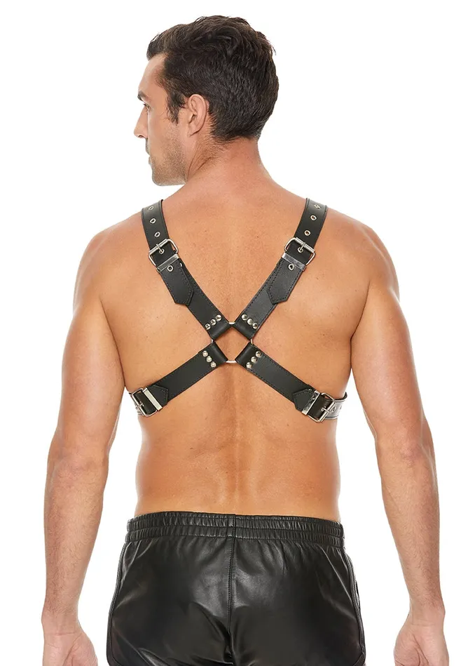 Mens Large Buckle Harness One Size Black Shots America Mens Underwear