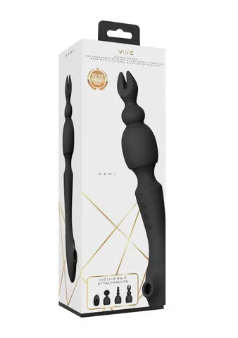 Vive Vibrators Shots Vive Nami Dual Sided Massage Wand Vive Vibrators Shots Vive Nami Dual Sided Massage Wand
